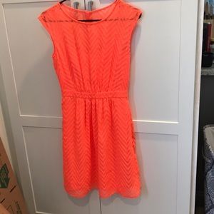 JCREW orange sundress
